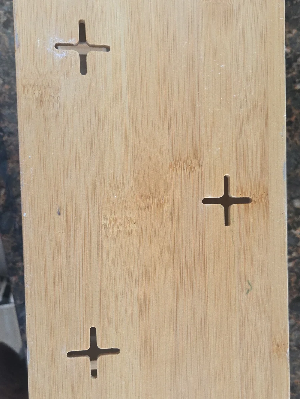 Bamboo Wood Trash Bag Box